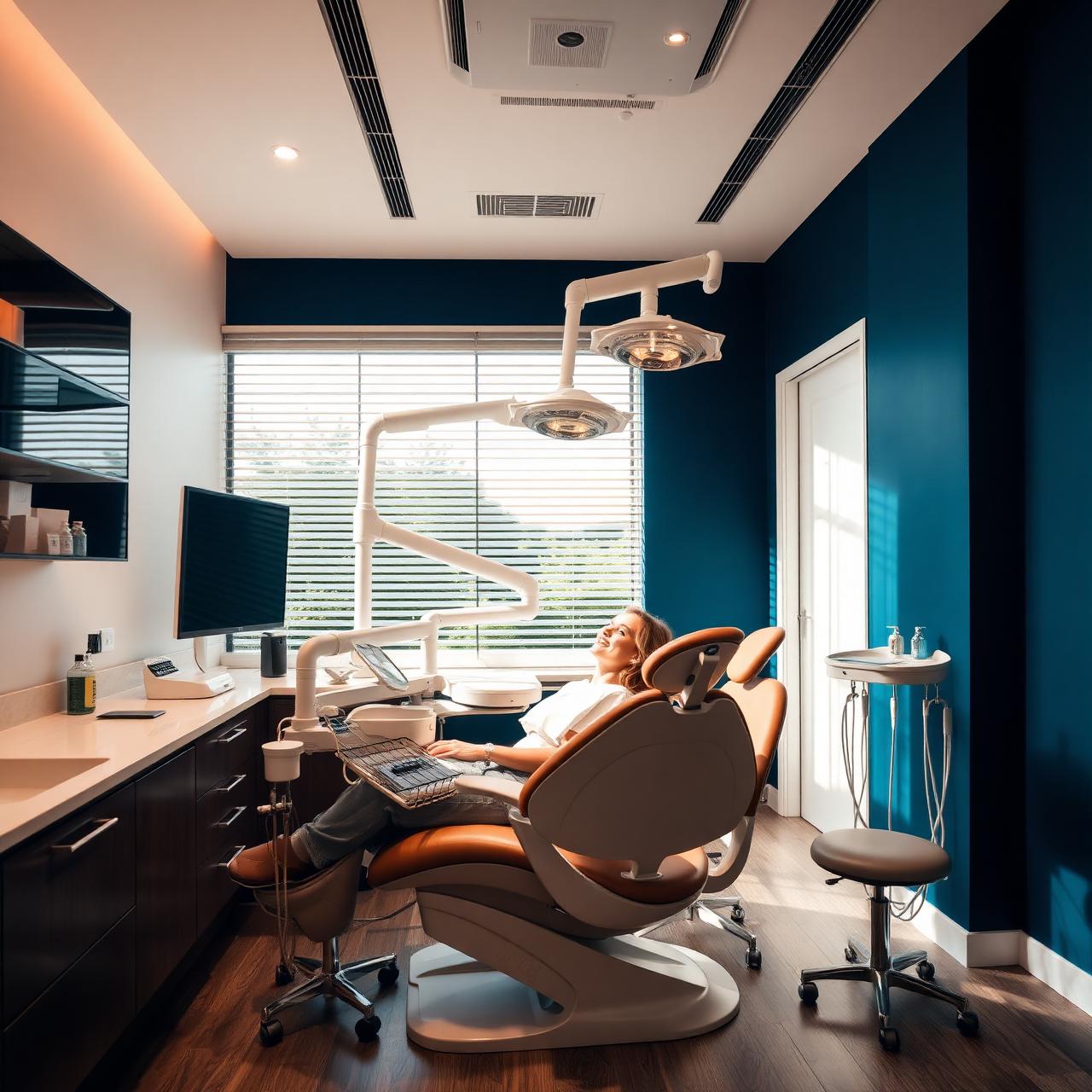 Modern interior of Dr. Shubhi Dental Clinic in Mohali